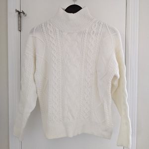Mock-neck winter sweater
